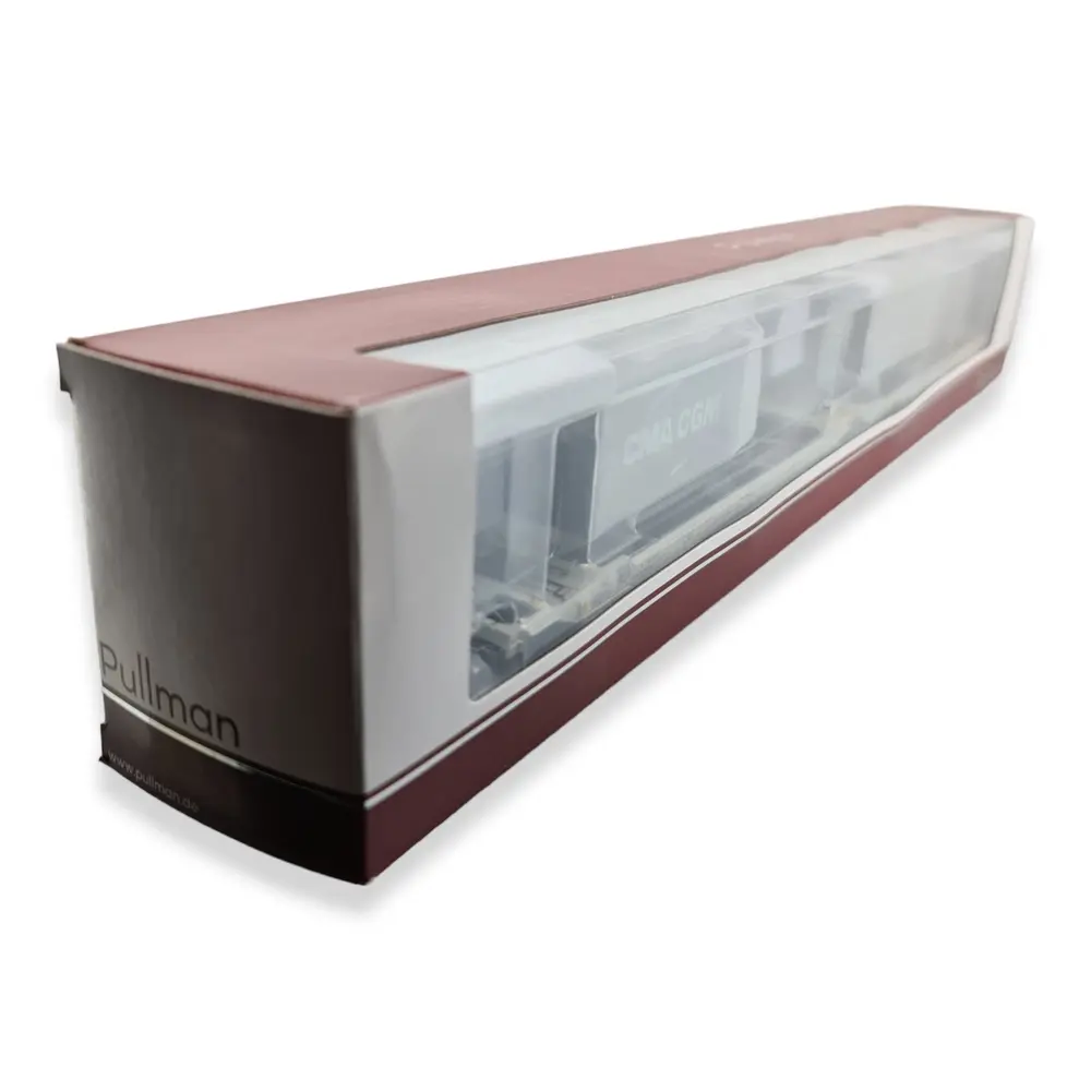 Set 2 wagons porte-conteneurs - Pullman 36555 - HO 1/87 - NL / RN - 4