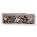 Foule à la fête du village - PREISER 14414 - HO 1/87e - 2