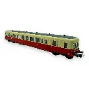 Remorque d'autorail ZR 27205 - R37 H0 41255 - HO 1/87 - SNCF - Ep III - Analogique - 2R - 2