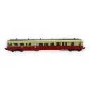 Remorque d'autorail ZS 17115 - R37 H0 41251 - HO 1/87 - SNCF - Ep III - Analogique - 2R - 3