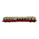 Remorque d'autorail ZS 17206 - R37 H0 41252 - HO 1/87 - SNCF - Ep III - Analogique - 2R - 3