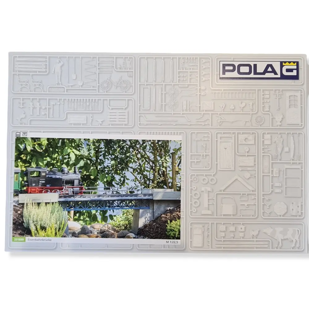 Pont de chemin de fer POLA G 331889 - G : 1/22.5 EP II - 935x215x335mm - 2