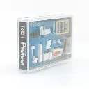 Lot de deux personnages dans une salle de bains - PREISER 10631 - HO 1/87 - 2