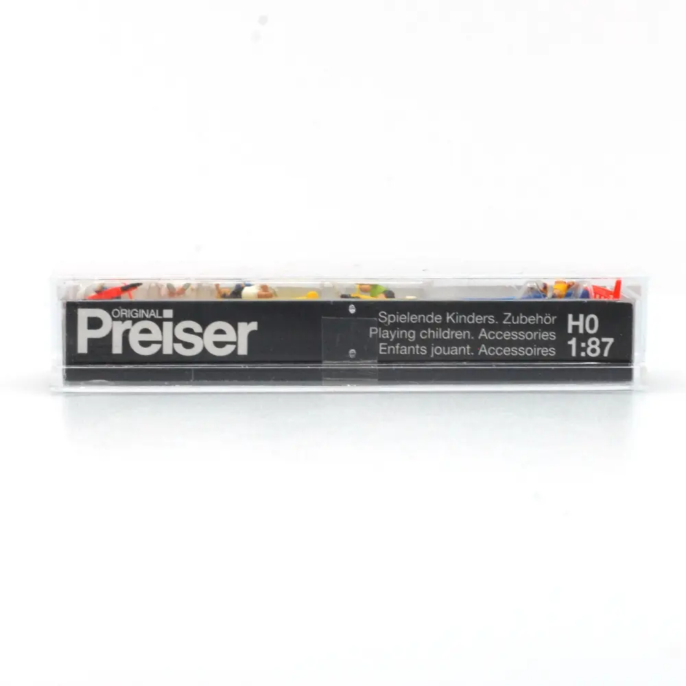 Lot de 7 enfants + Air de Jeux - PREISER 10616 - HO 1/87 - 3