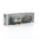 1 cheminot conduisant un chariot électrique - PREISER 10256 - HO 1/87 - 2