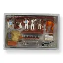 Maçons et leurs accessoires - Preiser 10542 - HO 1/87e - 3