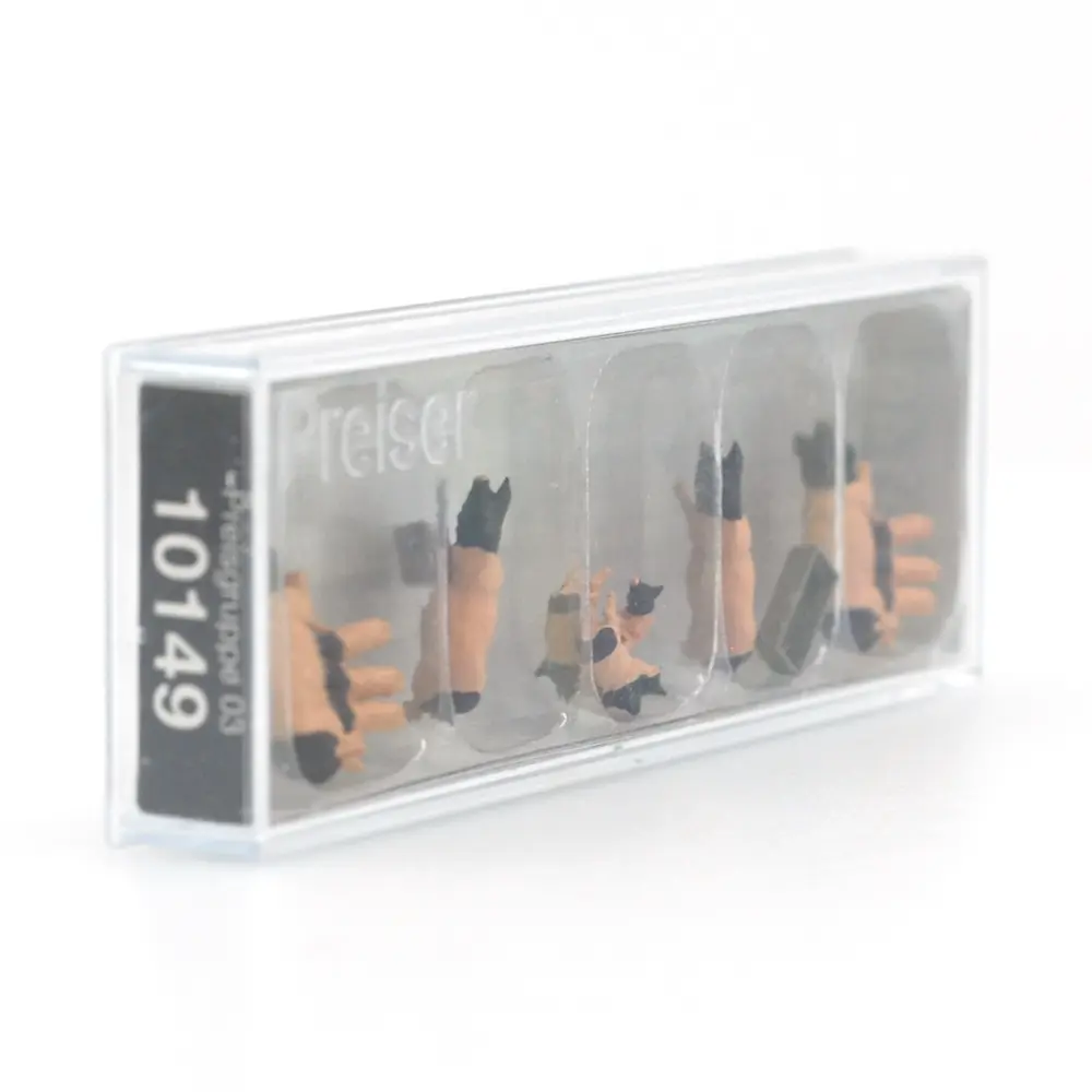 Lot de 14 cochons à la ferme - PREISER 10149 - HO 1/87 - 2