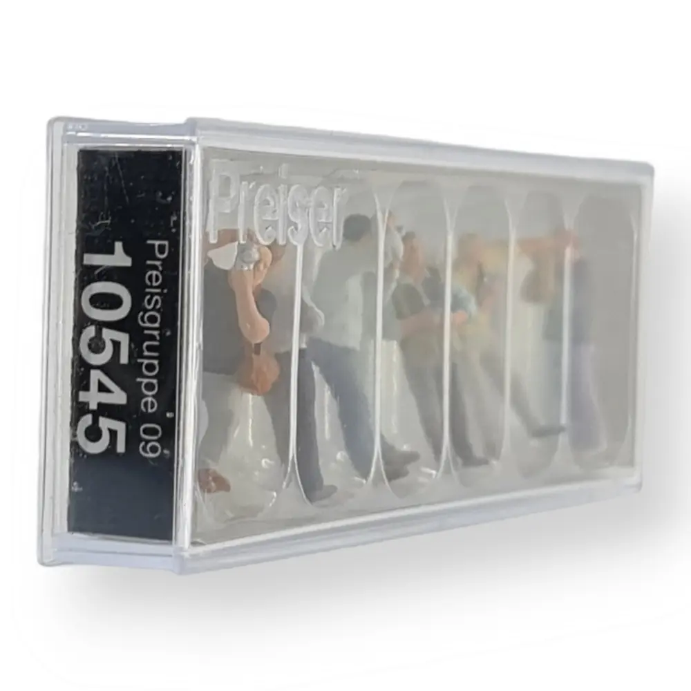 Lot 6 figurines Train spotters Preiser 10545 - HO 1:87 - 2