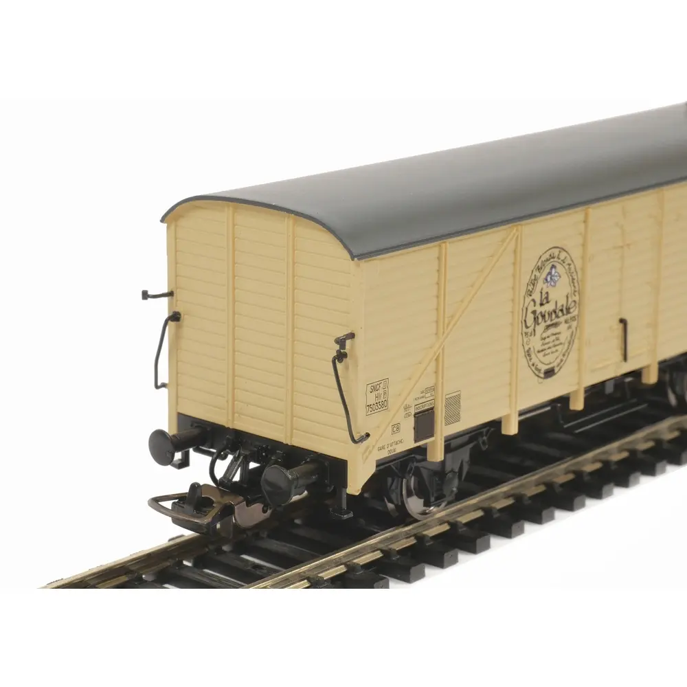 2 wagons couverts, transport de bière, "Kronenbourg / La Goudale" - Piko 97307 - HO 1/87 - SNCF - Ep III - 2R - 6