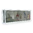 Pack de 5 Blanchisseuses - Figurine - PREISER 10050 - Échelle HO : 1/87ème - 2