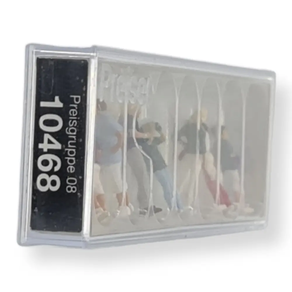 Lot de 7 touristes avec appareil photo PREISER 10468 - HO : 1/87 - 2