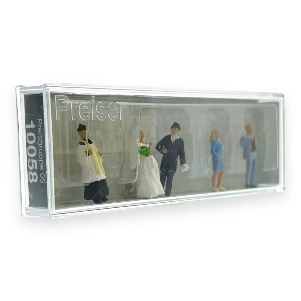 Pack de Mariage catholique - Figurine - PREISER 10058 - Échelle HO : 1/87ème - 2