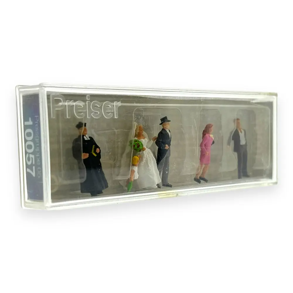Pack de Mariage protestant - Figurine - PREISER 10057 - Échelle HO : 1/87ème - 2