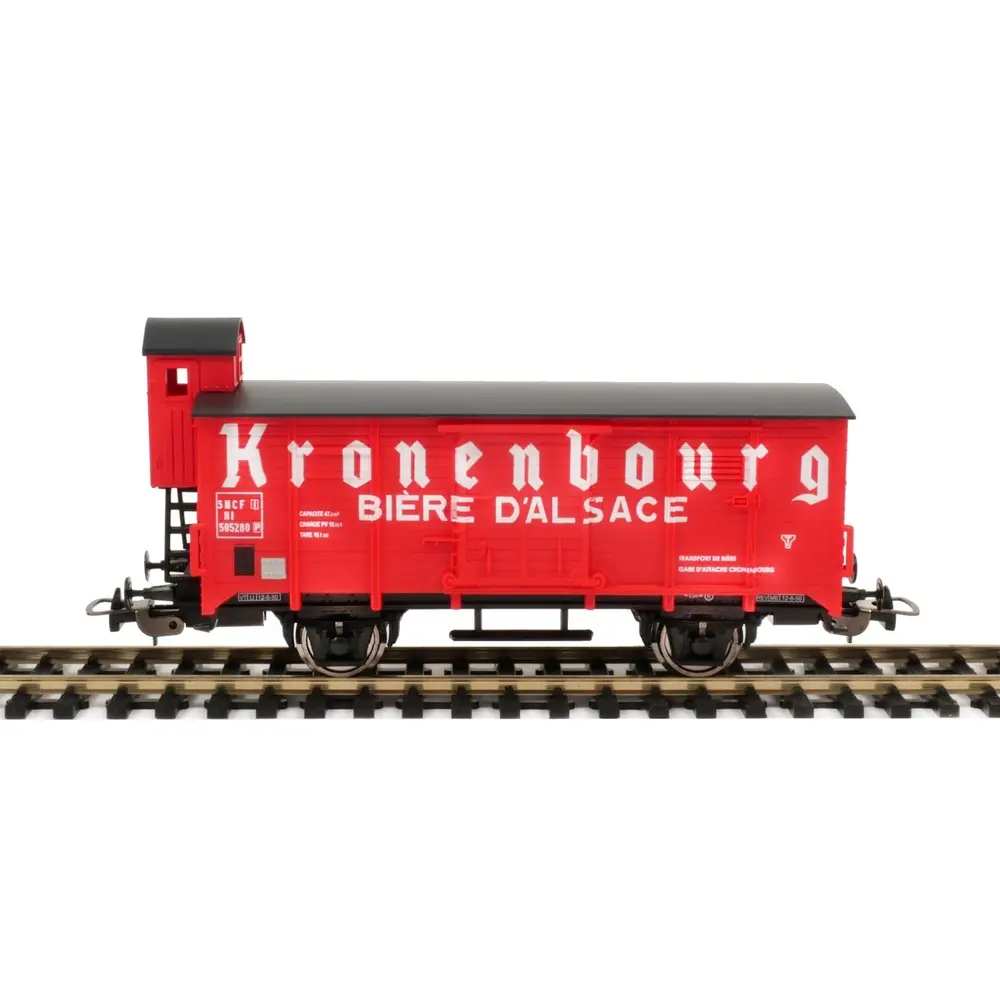 2 wagons couverts, transport de bière, "Kronenbourg / La Goudale" - Piko 97307 - HO 1/87 - SNCF - Ep III - 2R - 3