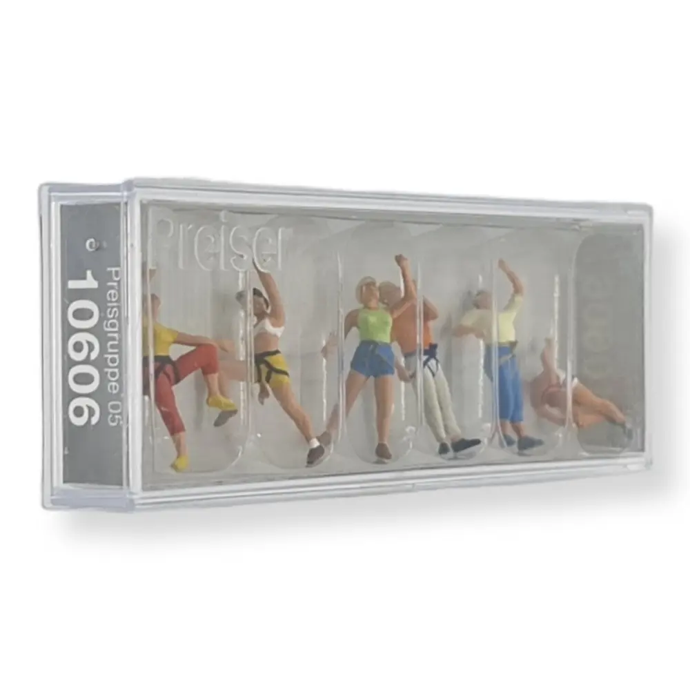 Lot de 6 grimpeuses PREISER 10606 - HO 1/87 - 3