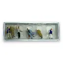 Voyageurs et agents d'accueil - PREISER 14046 - HO 1/87 - 2
