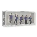 Lot de 5 personnels de poste d'aiguillage de la DB PREISER 10012 - HO 1/87 - 2