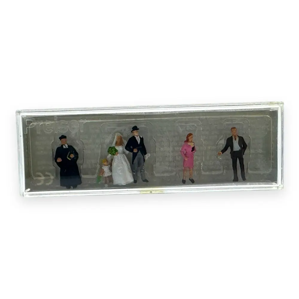 Pack de Mariage protestant - Figurine - PREISER 10057 - Échelle HO : 1/87ème - 3