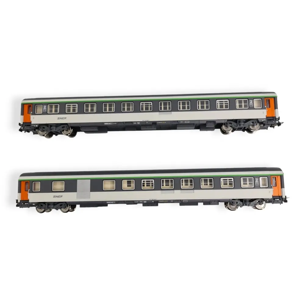 Coffret 2 voitures voyageurs Corail - Piko 97310 - HO 1/87 - SNCF - EP V - 3