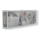 Pack de 4 Fermiers et 1 vache - Figurine - PREISER 10044 - Échelle HO : 1/87ème - 2