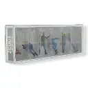 Pack de 6 Grutiers - Figurine - PREISER 10037 - Échelle HO : 1/87ème - 2