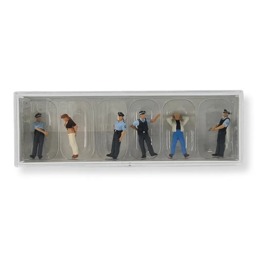 Lot de 6 personnages thème "Arrestation" PREISER 10589 - HO 1/87 - 5