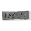 Pack de 6 Personnages assis - Figurine - PREISER 10021 - Échelle HO : 1/87ème - 3