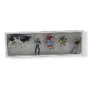 Pack de 4 Fermiers et 1 vache - Figurine - PREISER 10044 - Échelle HO : 1/87ème - 3