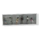Pack de 6 Passants - Figurine - PREISER 10022 - Échelle HO : 1/87ème - 3