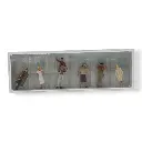 Pack de 7 Spectateurs debout - Figurine - PREISER 10026 - Échelle HO : 1/87ème - 3