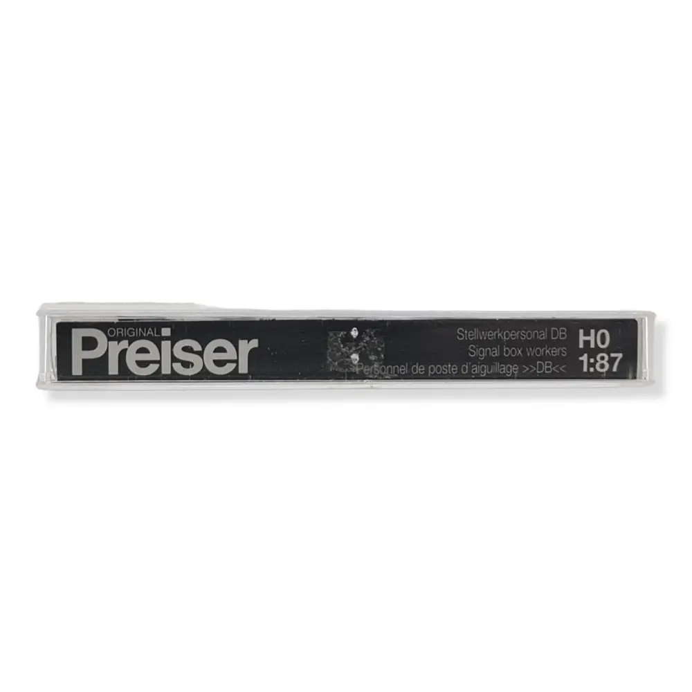 Lot de 5 personnels de poste d'aiguillage de la DB PREISER 10012 - HO 1/87 - 3