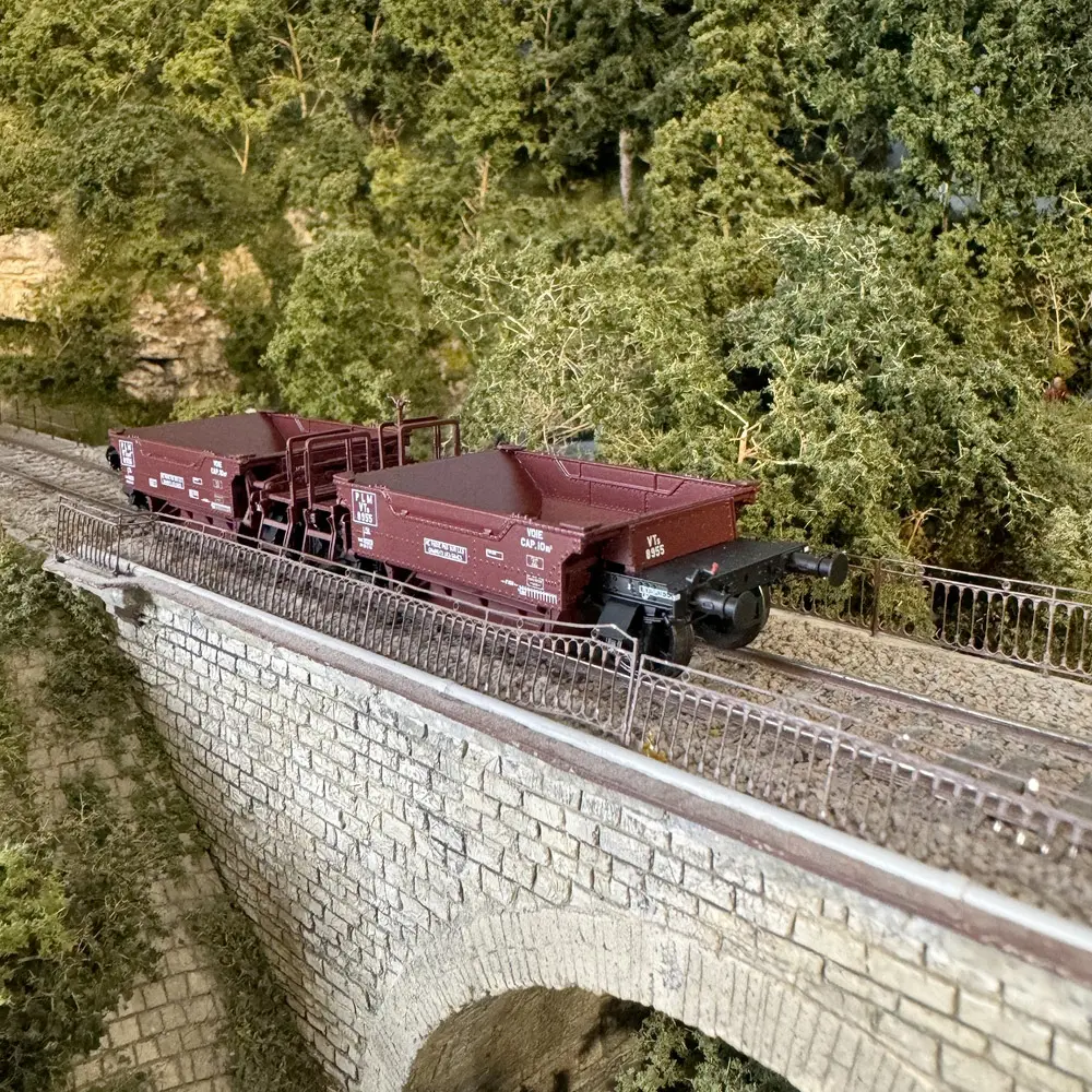 Wagon couplage ballast - R37 43101 - HO 1/87 - PLM - EP II - 5