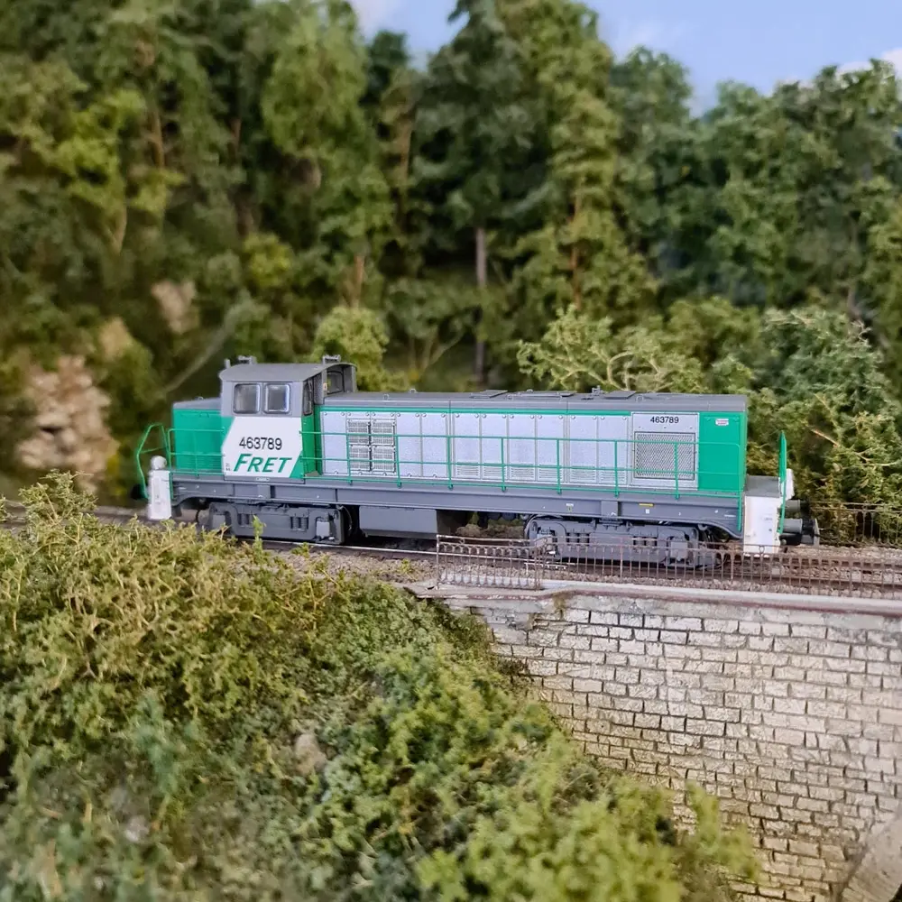 Locomotive diesel BB 63789 - R37 H0 41107DSK - HO 1/87 - SNCF - Ep V - Digital sound - 2R - Dételeur magnétique - 4