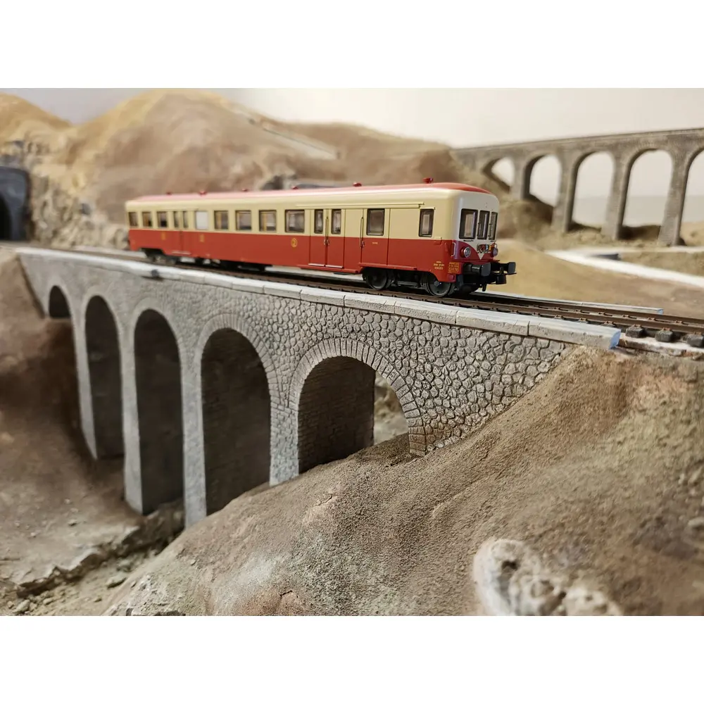 Remorque renforcée d'autorail ZR BD 27135 - R37 HO41264DCC - HO 1/87 - SNCF - IV - Digital - 4