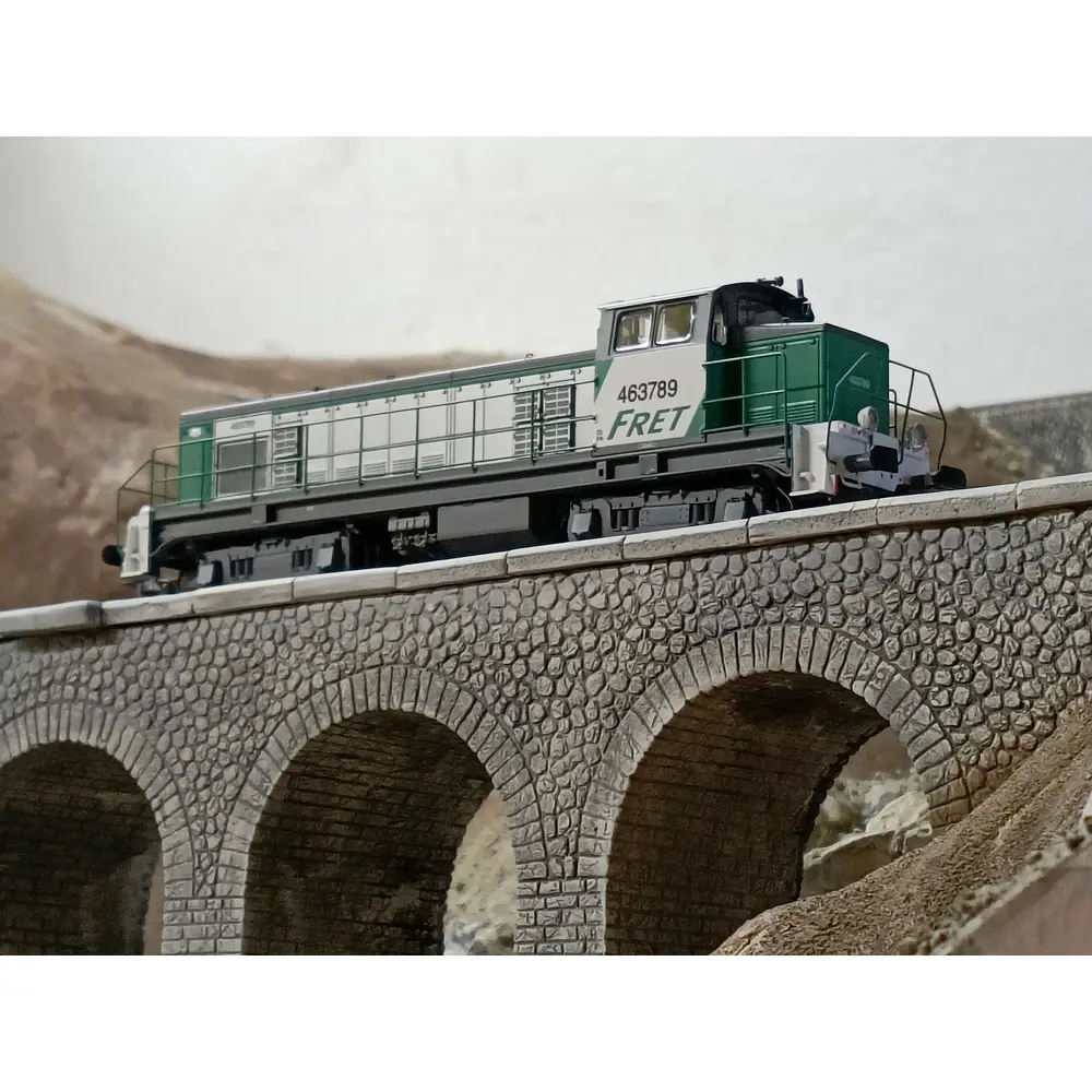 Locomotive diesel BB 63789 - R37 H0 41107DSK - HO 1/87 - SNCF - Ep V - Digital sound - 2R - Dételeur magnétique - 6