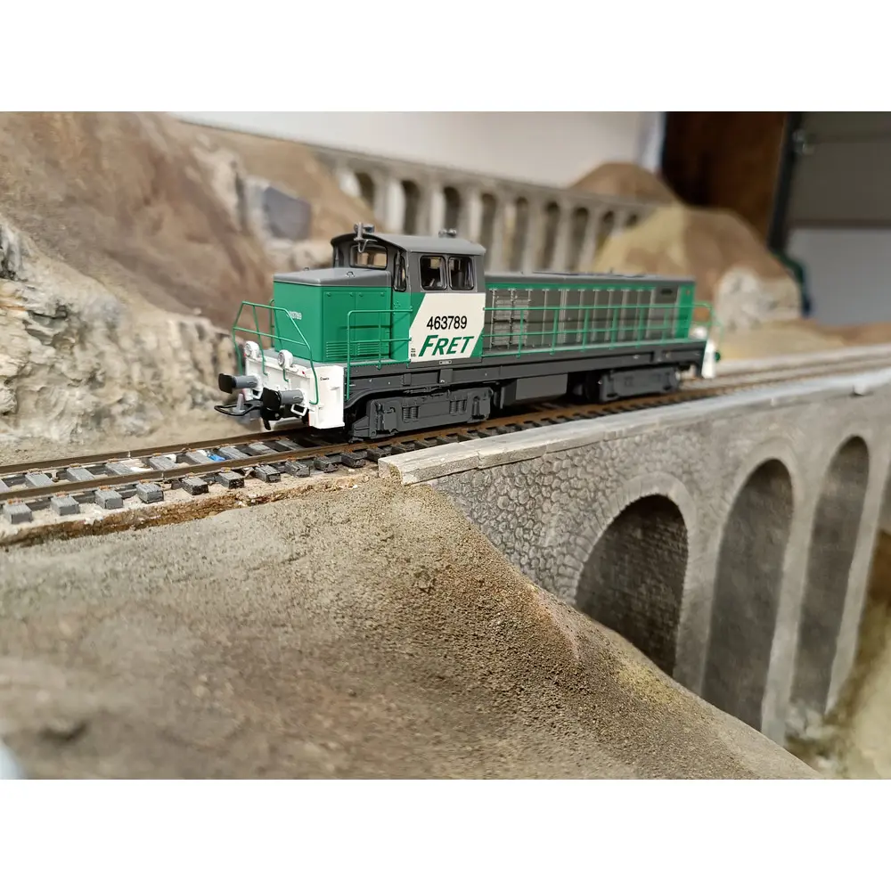 Locomotive diesel BB 63789 - R37 H0 41107DSK - HO 1/87 - SNCF - Ep V - Digital sound - 2R - Dételeur magnétique - 5