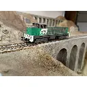 Locomotive diesel BB 63789 - R37 H0 41107DSK - HO 1/87 - SNCF - Ep V - Digital sound - 2R - Dételeur magnétique - 5