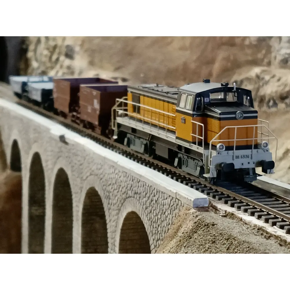 Locomotive Diesel BB63136 Dépôt de Nice - Analogique R37 HO41036 SNCF - HO - EP V - 6