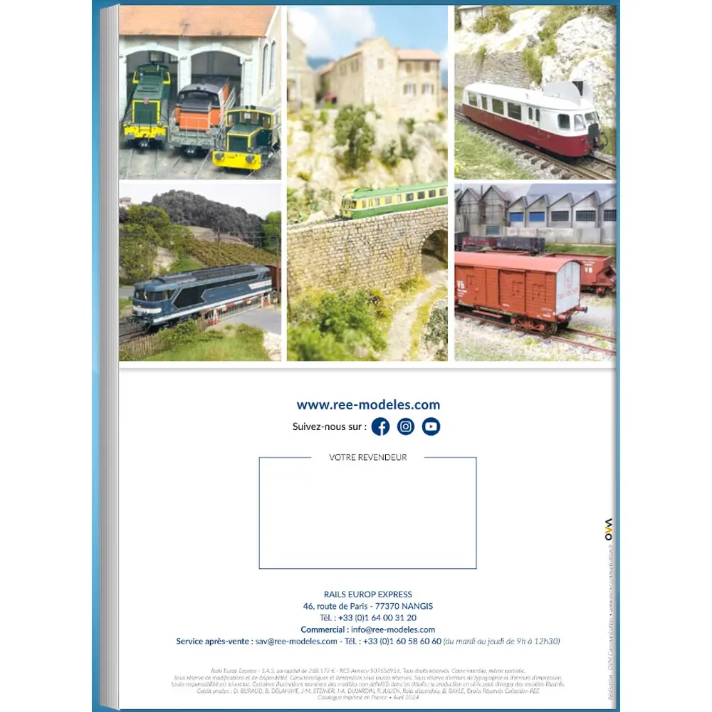 Catalogue Ree Modèles 2024 HO - Ree Modèles CATHO-2024 - HO 1/87 - 56 pages - 3