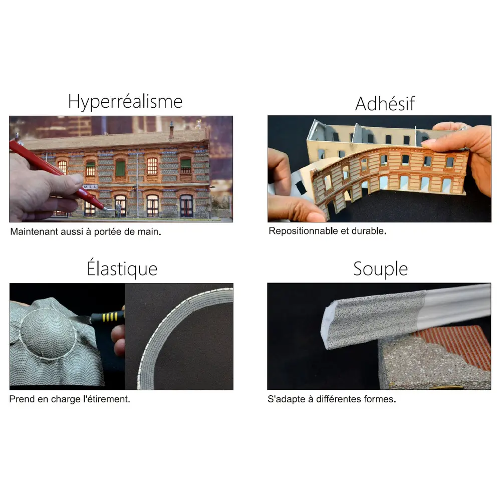 Plaque de décors Redutex 160TA122 - N 1/160 - Tuile Arabe - 3