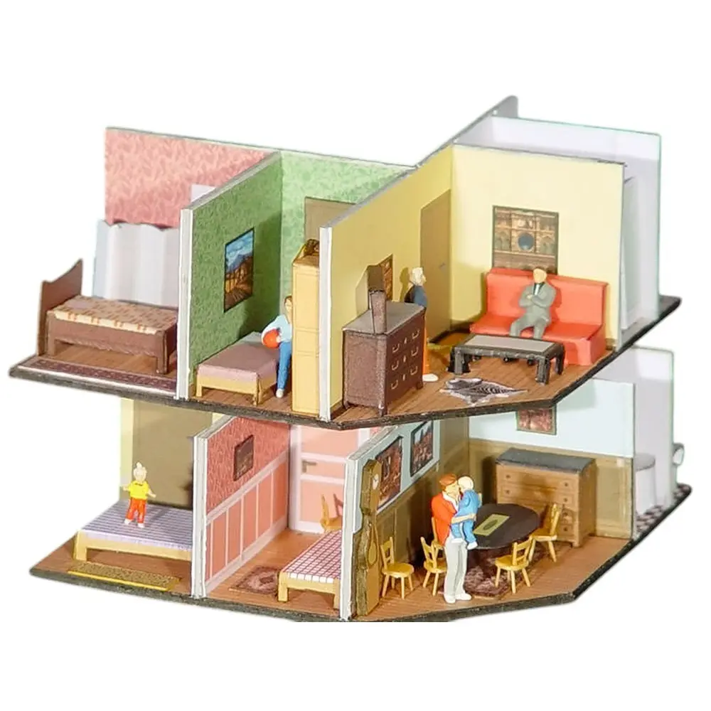 Mobilier et divers équipements intérieurs (à découper) - Régions et Compagnies AME004 - HO 1/87 - 2