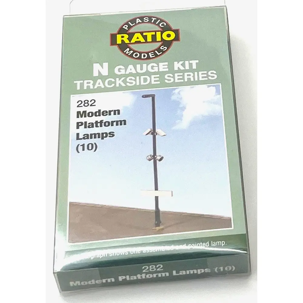 10 lampadaires à plate-forme modernes - Ratio T282 - N 1/160 - 2