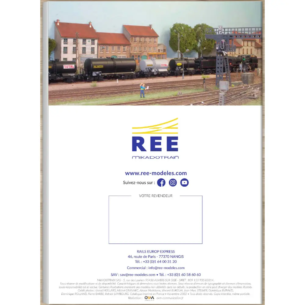 Catalogue fabricant 2023 - REE Modèles CATN-2023 - N 1/160 - 35 pages - Français - 3