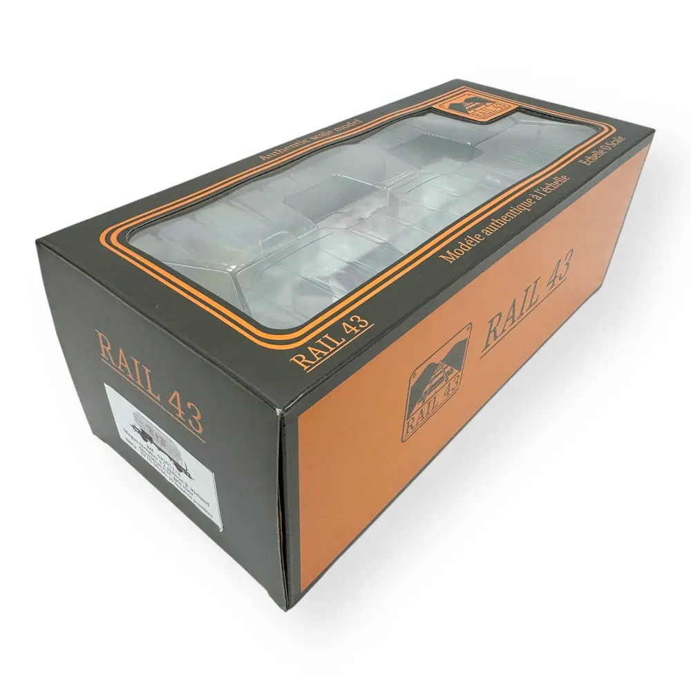 Wagon céréalier B. Richard CTC gris clair - Rail 43 433011/3 - O 1/43 - SNCF - Ep III - 2R - 4