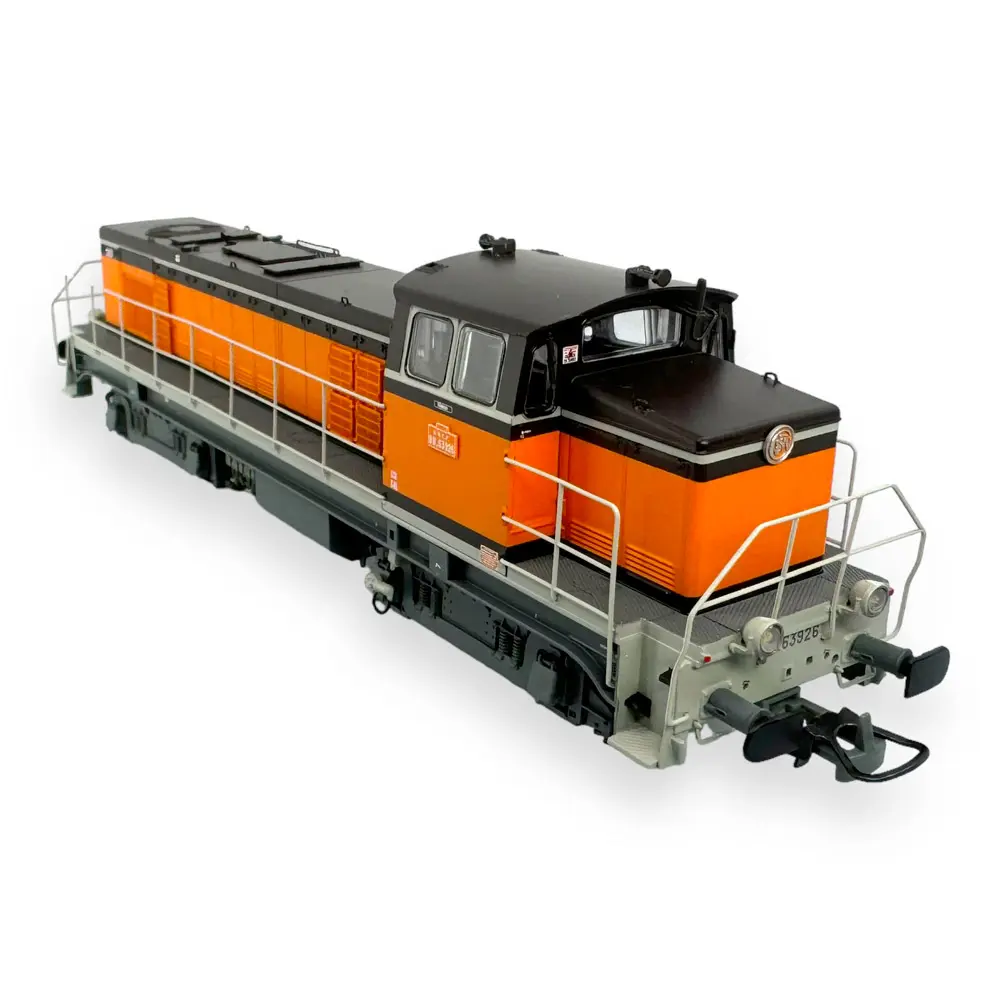 Locomotive Diesel BB63926  Arzens Dépôt Villeneuve - DC sans son R37 HO41112DC SNCF - HO  - 2