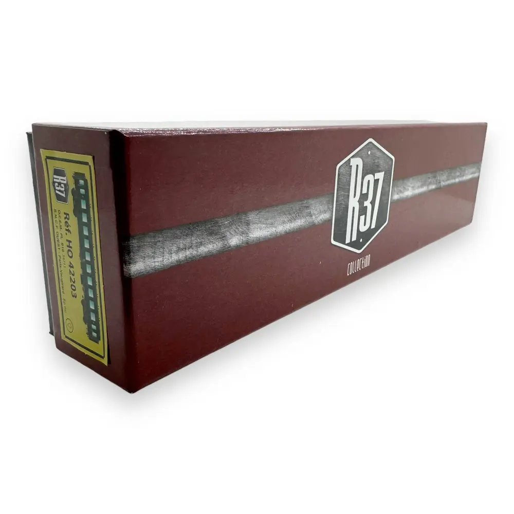 Voiture OCEM 2nd classe vert "PARIS Vaugirard Ouest" R37 HO42203 | SNCF HO Ep IIIc - 4