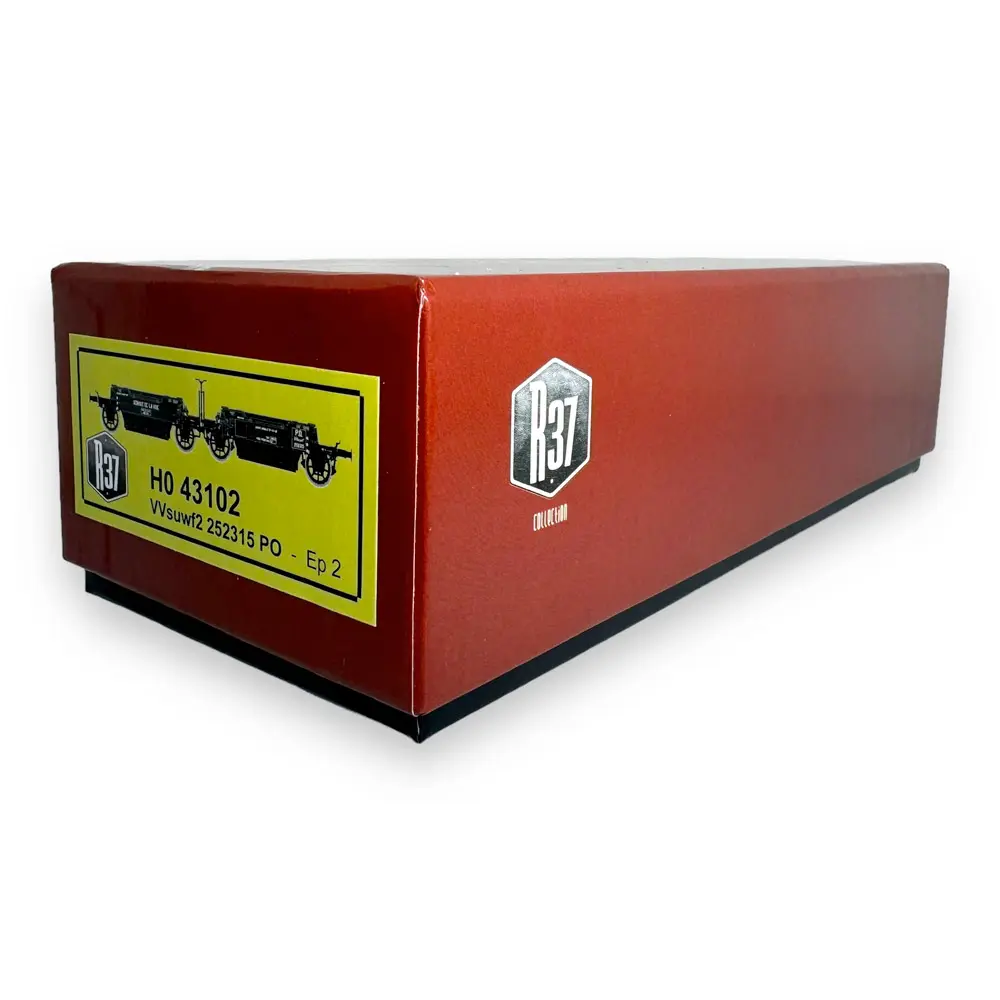 Wagon couplage ballast - R37 43102 - HO 1/87 - PO - EP II  - 4