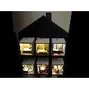 Aménagements intérieurs éclairés (Grande maison 6 pièces) - Régions et Compagnies AME007 - HO 1/87 - 2