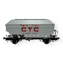 Wagon céréalier B. Richard CTC gris moyen - Rail 43 433021/4 - O 1/43 - SNCF - Ep IV - 2R - 3