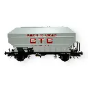 Wagon céréalier B. Richard CTC gris clair - Rail 43 433011/4 - O 1/43 - SNCF - Ep IV - 2R - 3